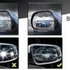 Waterproof Anti Fog Car Film Rainproof Anti-Water Film Rear-View Mirror Film | car membrence | Protective Clear Safe Driving Sticker- 2 pieces - Image 6