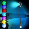 SUNSET USB LIGHT DISCO Light 7 Colors + 9 Functional Modes Night Disco Light for Bedroom Shower Laser Light (Ball Diameter: 8 cm) - Image 3
