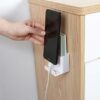 Wall Mounted Remote & Mobile Holder home wall hanging free punching simple creative multi-function storage box - Image 5