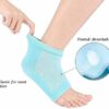 Moisturizing Gel Heel (Half) Socks | Swelling & Pain Relief |Gel Lining Infused with Vitamins Exfoliating| Dry Hard Cracked Heel Repair Pad| - Image 4