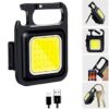 Keychain Light with Rechargeable COB Work Light Rechargeable LED |Keychain Portable Bottle Opener & Flashlight - Image 3