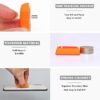 Door Handle Bumper 2 PCE Self-Adhesive | Cartoon Animals Wall Protector Door Knob Wall Shield Rubber | Door Stoppers for Furniture Glass Table |Silicon Cartoon Shape Door Stopper - Image 4