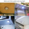 Battery Wireless Night Stick Tap Touch Lamp Stick| 3 Led Mini Wall Cell Light | On Push Light for Cabinets, Counters, Utility Room, Cordless Touch Light,Plastic - Image 7