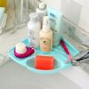 Triangular Sink Corner Tray Tray Wash Basin Sponge Scrub Detergent Storage Holder Organizer Tool for Dish Wash - Image 2