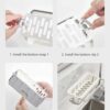 Two Tone Hanging Drain Rack |Kitchen/Bathroom Sink Tray with Drying Basket | Retractable Storage Rack | Sponge Drain Tray | - Image 2