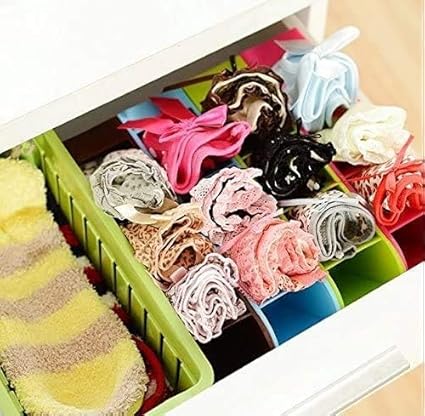 4 Grid Candy pencil Storage Stand Holder| Compartments Desk Organizer||Multicolor|Stationery Storage Organiser for Home & Office - Image 4