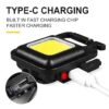 Keychain Light with Rechargeable COB Work Light Rechargeable LED |Keychain Portable Bottle Opener & Flashlight - Image 2