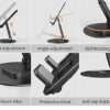 360 Rotatable Aluminium Universal Foldable Phone Tablet Stand Holder Adjustable For Smartphone Stable Cradle Dock slim light weight for iPhone, Samsung, iPad, Tablets, Nintendo - Image 3