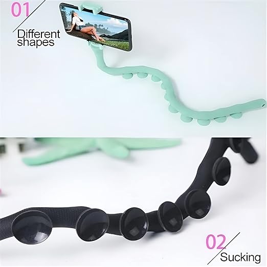Snake Shape Suction Mobile Holder Flexible Cell Phone Holder - Image 5