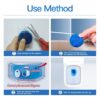 Toilet Cleaning Tablet Eco-friendly Multifunctional Bathroom Automatic Cleaning (Pack of 10) - Image 2