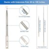 Duster for Cleaning with Extension Pole (Stainless Steel), Extra Long 120 Inches, with Bendable Head, - Image 5