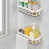 Two Tone Hanging Drain Rack |Kitchen/Bathroom Sink Tray with Drying Basket | Retractable Storage Rack | Sponge Drain Tray | - Image 5