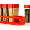 Multipurpose 4 pcs Spice Rack, Masala Box/Masala Condiment Set| Kitchen Accessories I Kitchen containers set/Spice Rack settems For Storage Organizer 4 Piece Spice Set With Tray (Plastic) - Image 4