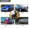 Waterproof Anti Fog Car Film Rainproof Anti-Water Film Rear-View Mirror Film | car membrence | Protective Clear Safe Driving Sticker- 2 pieces - Image 2