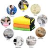 Multicolor Microfiber Cloth 400 GSM Microfiber Towel (30*40 cm) - Image 3