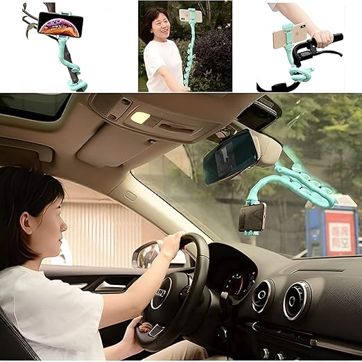 Snake Shape Suction Mobile Holder Flexible Cell Phone Holder - Image 3