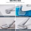 Golf Silicon Toilet Brush with 360 Deep Golf Head Brush Toilet Bowl Cleaner Brush, - Image 2