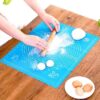 Silicon Baking Mat (Multicolor) Reusable Roti Baking Mat with Measurements - Image 2