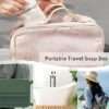 Travel | Soap Case With Leak Proof Lid | Travel Bar Soap Container With Drain Design For Gym Bathroom Camping - Image 2