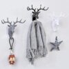 Deer Head Self Adhesive Wall Key Self Adhesive Holder Hook, Wall Mount Multi-Purpose Home Decor Sticky Holder Hook, - Image 2