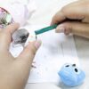 Manual Cute Cartoon Owl Pattern Hand Held Pencil Sharpeners Pencil Sharpener,Pack of 1 Pencil Sharpeners 2 Holes for Kids - Image 4