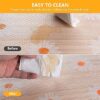 Non Adhesive Waterproof roll, Transparent Washable Reusable Kitchen Cabinet Liners for Fridge, Dresser, Toolbox, Cupboard, Pantry ,Drawer Mat (45*300) - Image 2