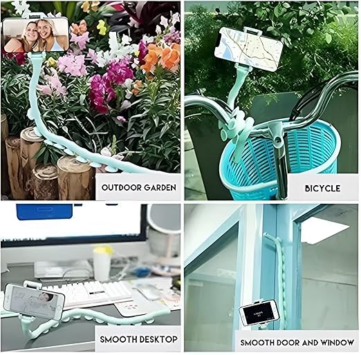 Snake Shape Suction Mobile Holder Flexible Cell Phone Holder - Image 2