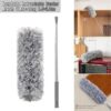 Duster for Cleaning with Extension Pole (Stainless Steel), Extra Long 120 Inches, with Bendable Head, - Image 2