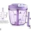 Handy Chopper for Kitchen,(1000ML) Vegetable Cutter for Kitchen - Image 3