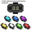 Strobe LED Air craft Light Motorbike Bicycle Car Drones |Rechargeable Helmet Flashing Emergency Signal - Image 6