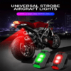 Strobe LED Air craft Light Motorbike Bicycle Car Drones |Rechargeable Helmet Flashing Emergency Signal - Image 4