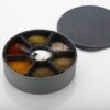 7 Section Masala Box Round Shape Multi-Purpose Storage Box for Storing Spice, Dry Fruits, Herbs, Masala Box with Transparent Lid Leak Proof, - Image 3