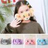 Winter Kids Face Mask Printed Woolen Mask, Warm Winter Woolen Mask for Boys And Girl's fit Washable, Reusable Cloth Mask - Image 3