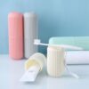 Travel Toothbrush Case Round Toothbrush Holder Capsule Shape Travel Storage Round Case Cover Holder Bottle Plastic Travel Toothbrush - Image 3