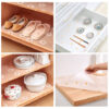 Non Adhesive Waterproof roll, Transparent Washable Reusable Kitchen Cabinet Liners for Fridge, Dresser, Toolbox, Cupboard, Pantry ,Drawer Mat (45*300) - Image 7