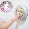 Battery Wireless Night Stick Tap Touch Lamp Stick| 3 Led Mini Wall Cell Light | On Push Light for Cabinets, Counters, Utility Room, Cordless Touch Light,Plastic - Image 5