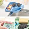 Triangular Sink Corner Tray Tray Wash Basin Sponge Scrub Detergent Storage Holder Organizer Tool for Dish Wash - Image 3