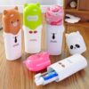 Travel Teddy Toothbrush Holder Box Case Teddy Shape Cover Cute Cartoon - Image 4
