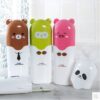 Travel Teddy Toothbrush Holder Box Case Teddy Shape Cover Cute Cartoon - Image 3